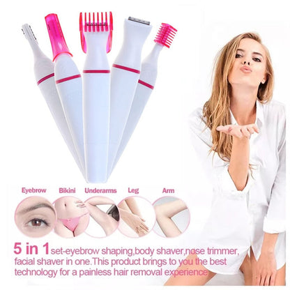 5 In 1 Multi function Hair Removal Set