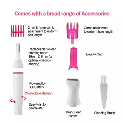 5 In 1 Multi function Hair Removal Set